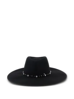 Comme Des Garçons x Hizume ラッフル ワイドブリム ハット | ブラック
