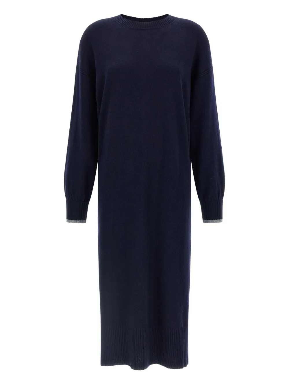 PINKO crew-neck contrast-trim maxi dress | Blue | Image 1