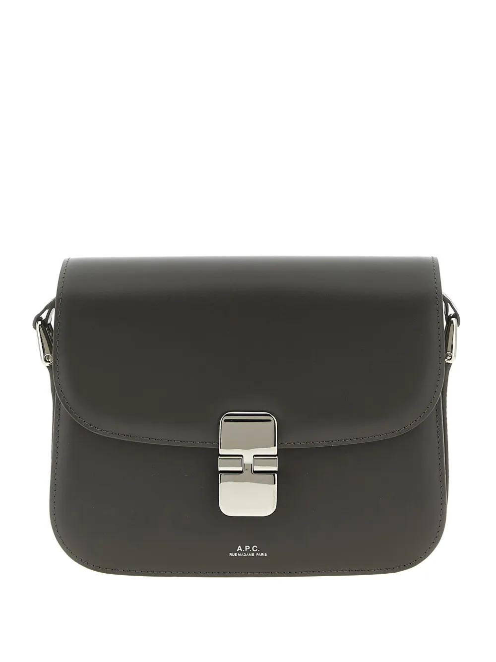 Apc Small Grace Shoulder Bag With Adjustable Strap In Gray