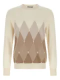 Ballantyne argyle crew-neck sweater - Neutrals