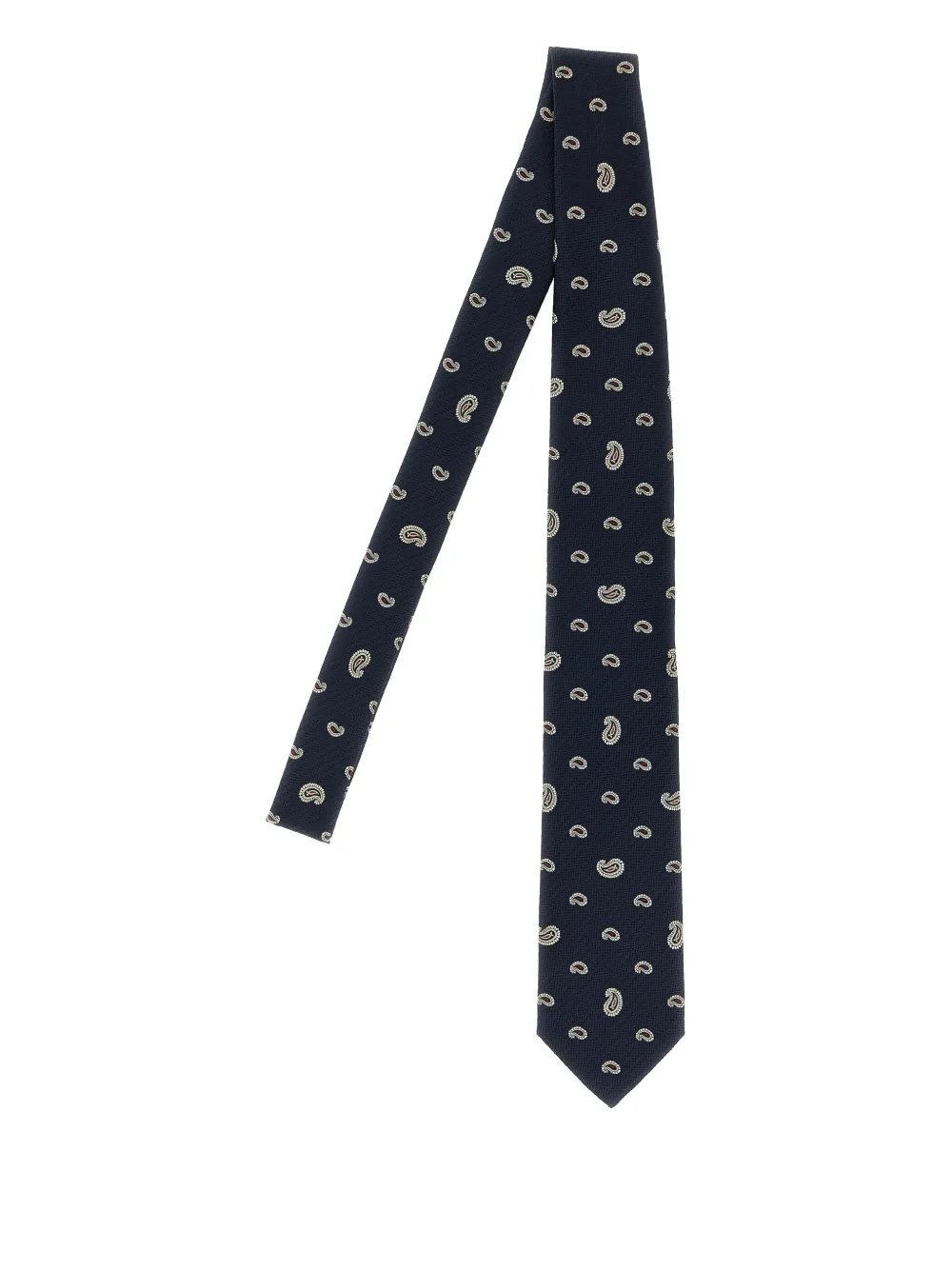 Brioni Jacquard Tie Ties And Papillon Blue In Blue