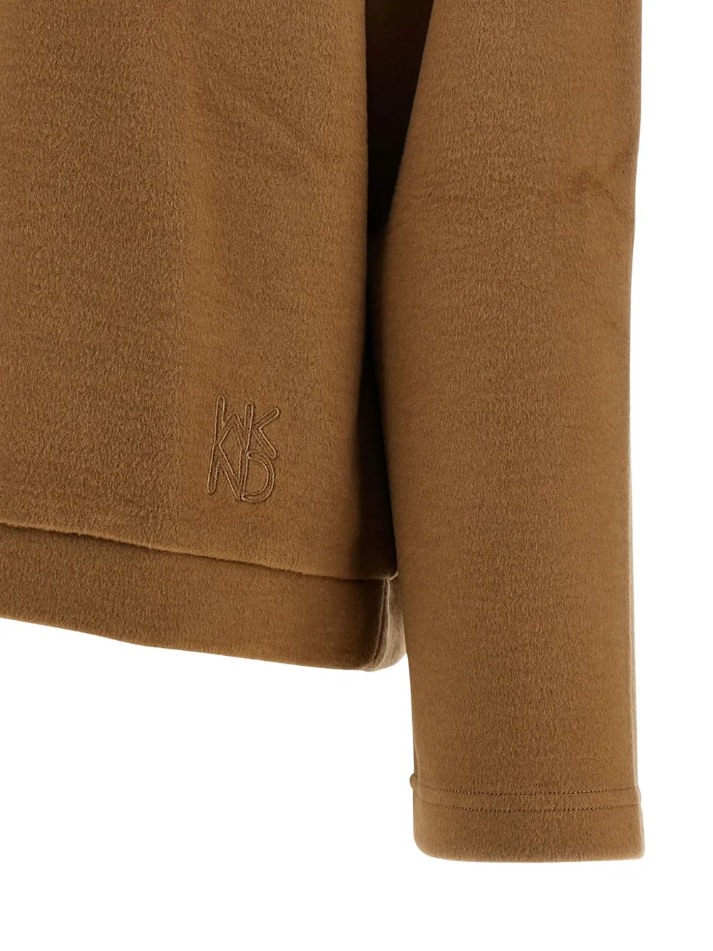 Weekend Max Mara Oscuri Drawstring Hoodie In Brown