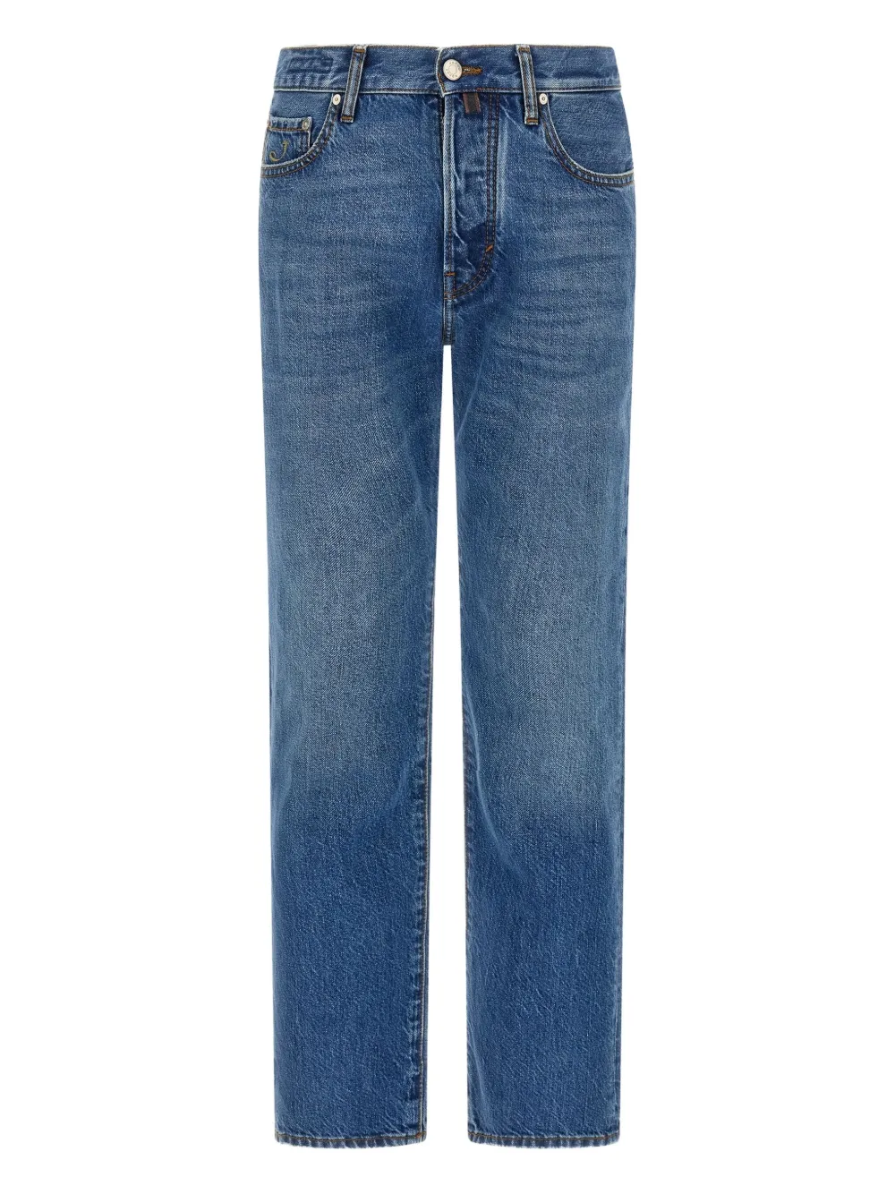 Jacob Cohën Edo logo-patch jeans | Blue | Image 1