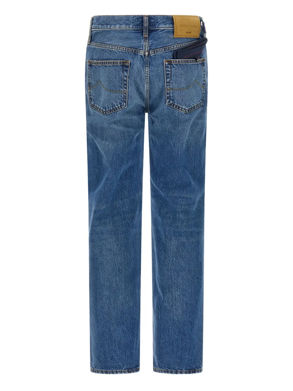 Jacob Cohën Edo logo-patch jeans - Blauw