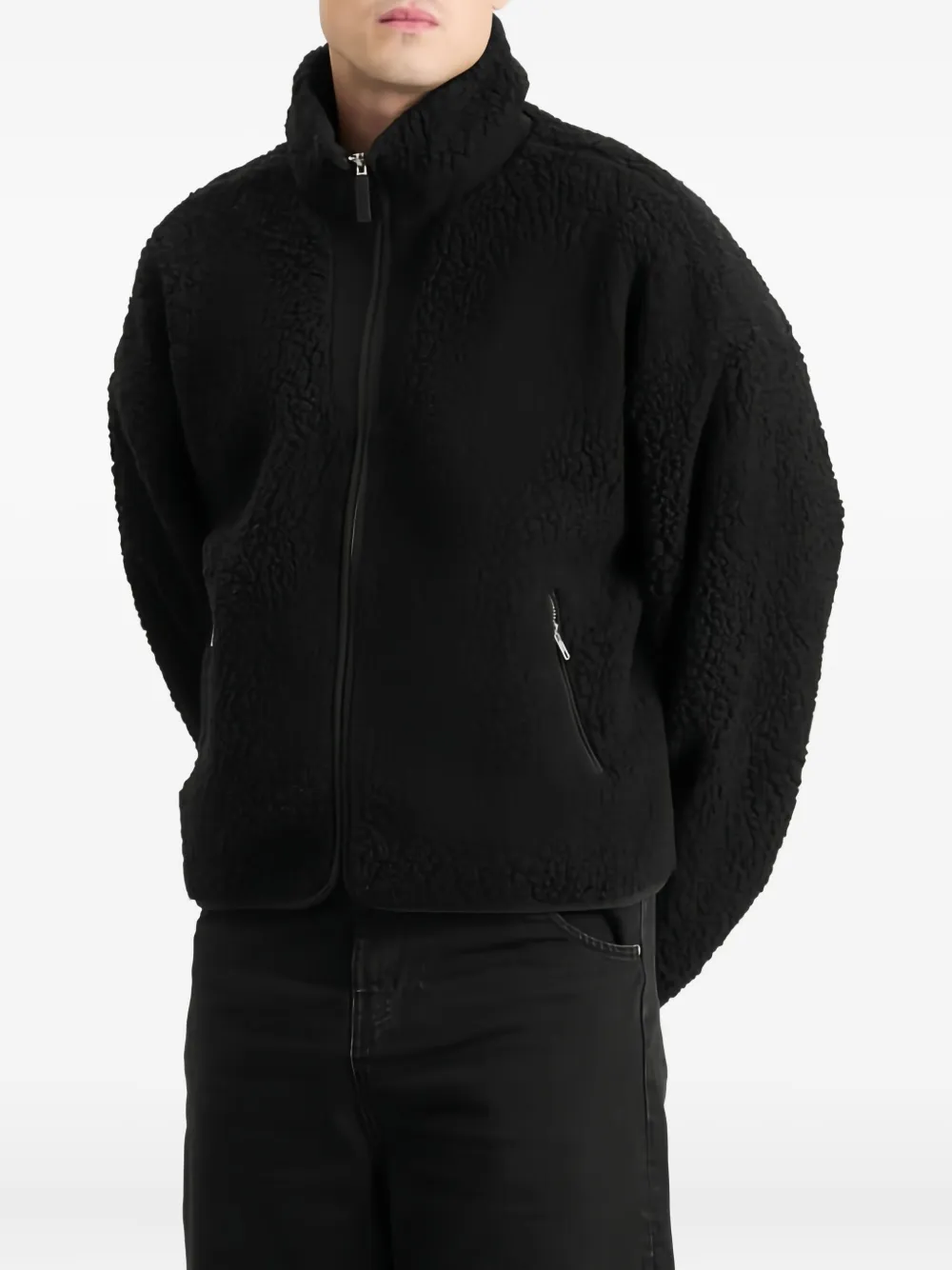 ENTIRE STUDIOS Jack met ritssluiting Zwart