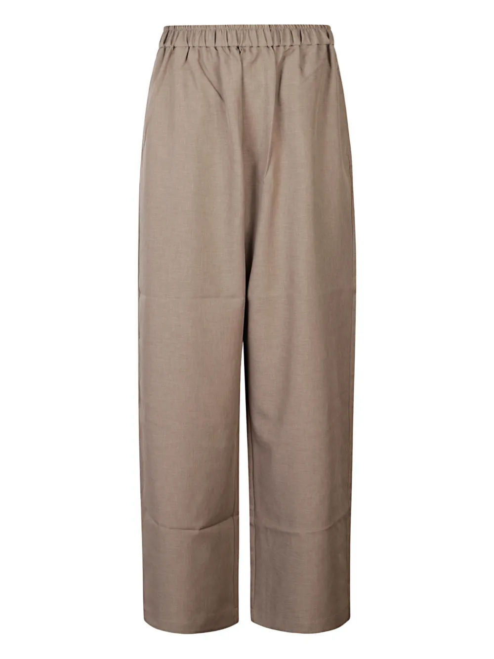The Frankie Shop Elastic-waist Trousers In Neutral