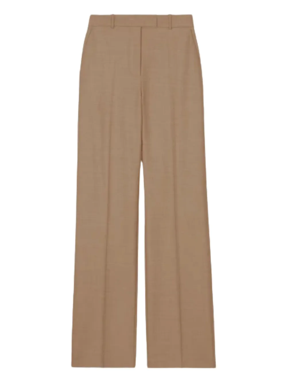 The Frankie Shop pressed-pleat trousers | Neutrals | Image 1