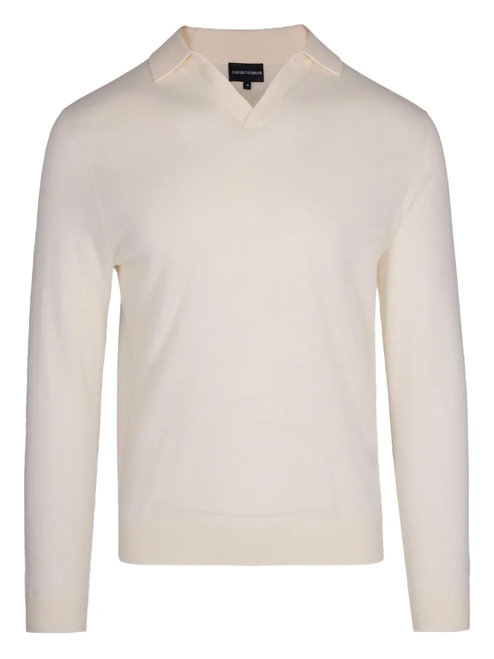Emporio Armani polo-neck wool sweater | Neutrals | Image 1
