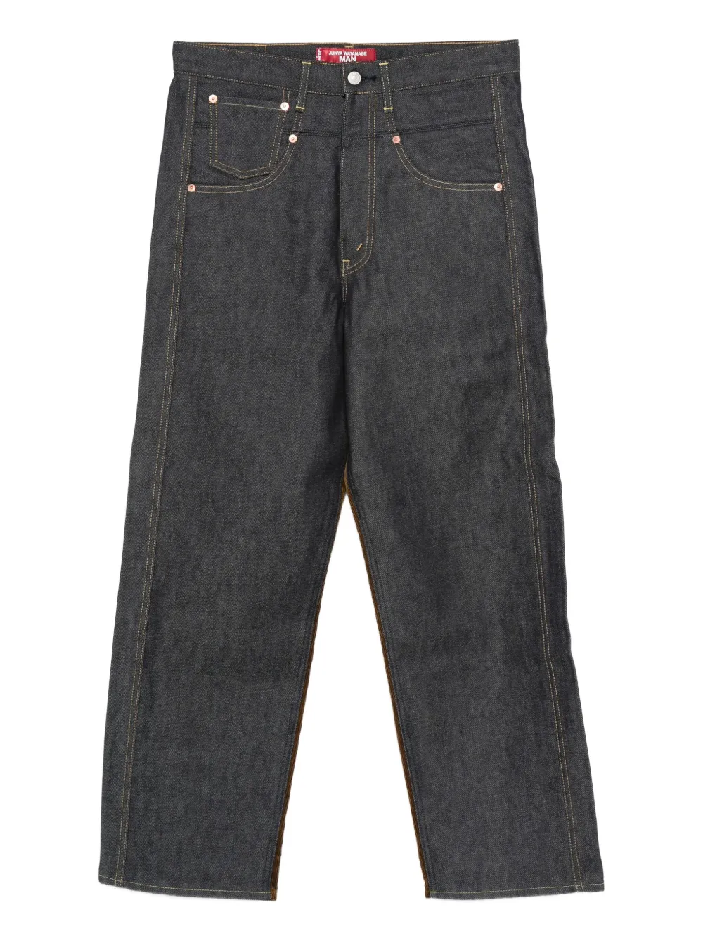 Junya Watanabe MAN corduroy-denim panel jeans | Blue | Image 1