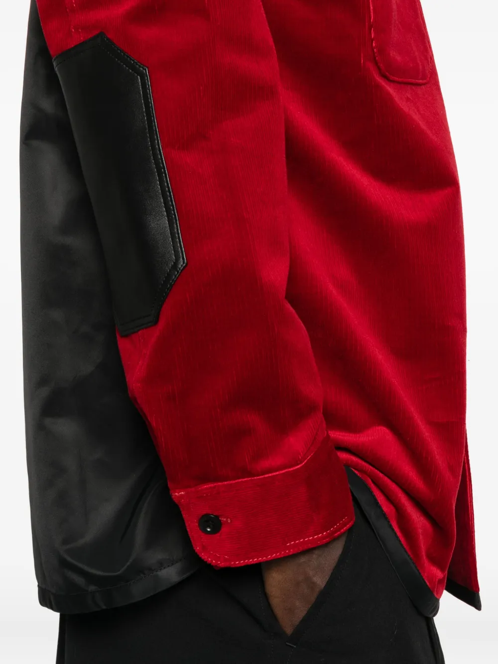 Junya Watanabe Button-down Long-sleeved Shirt In Animal Print