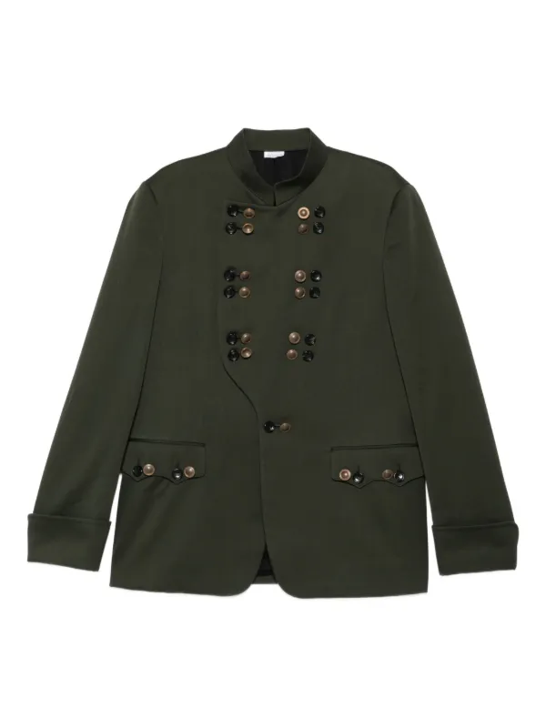 COMME des GARCONS HOMME PLUS 2ボタンジャケット Comme Des Garçons Homme Plus double-breasted button-detail Jacket