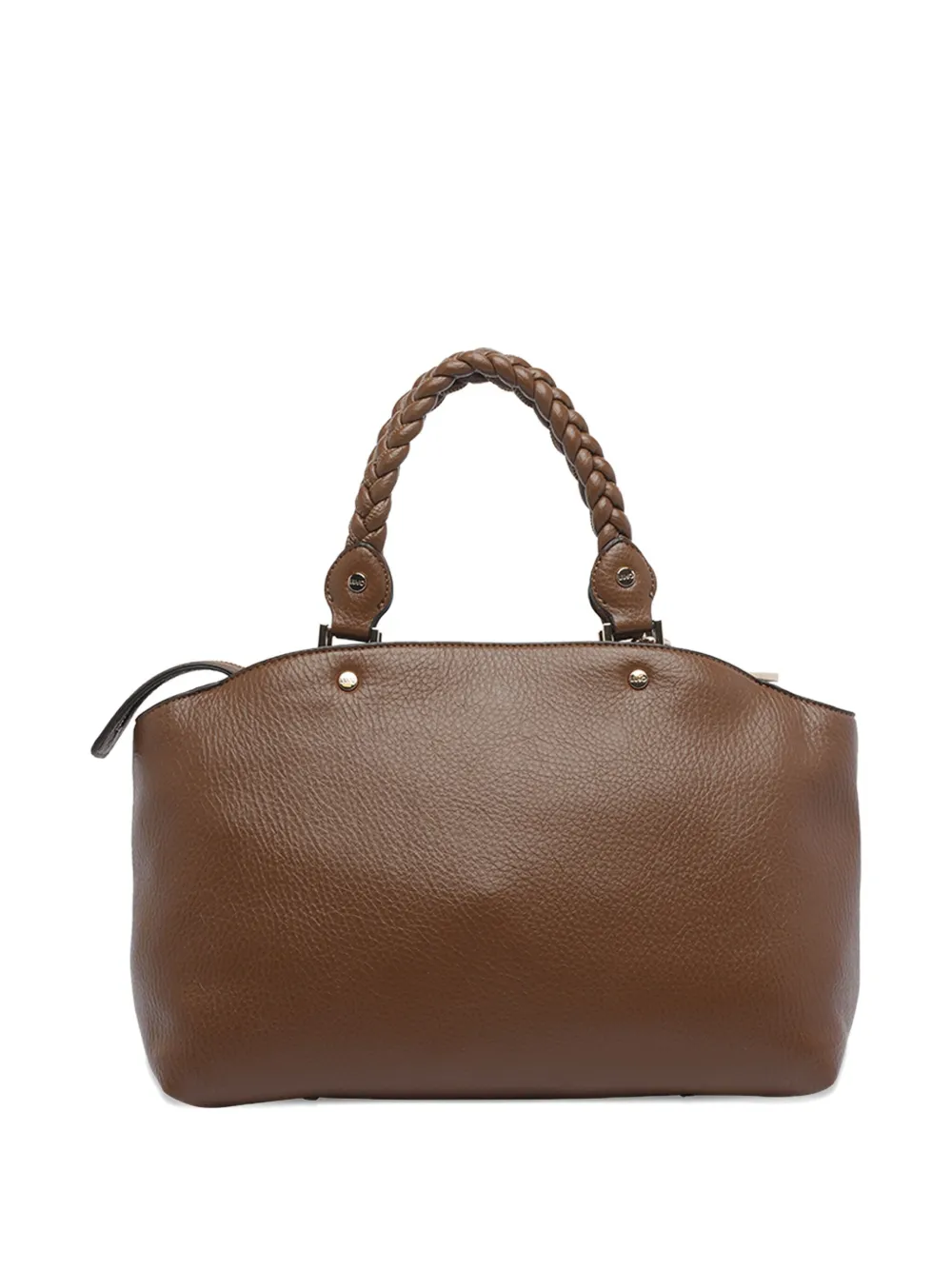 LIU JO braided-handle handbag - Bruin