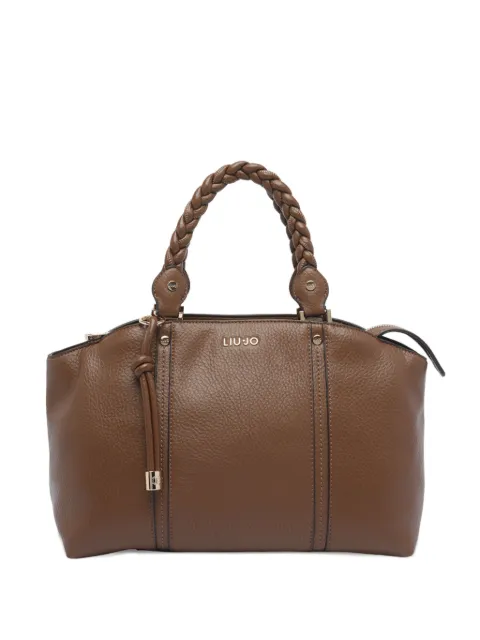 LIU JO braided-handle handbag