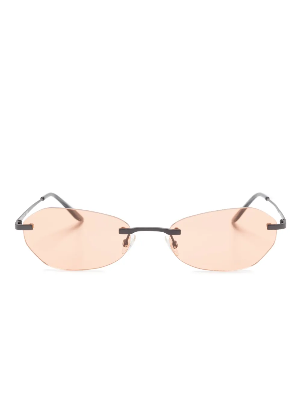 OUR LEGACY oval-frame sunglasses | Black | Image 1