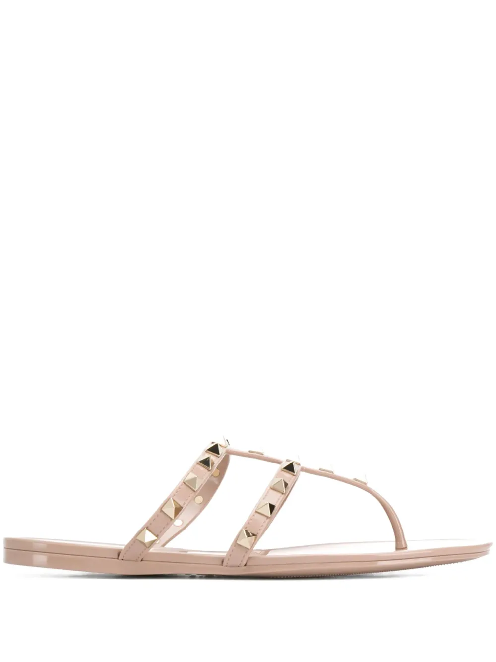 Valentino Garavani Rockstud sandalen Beige