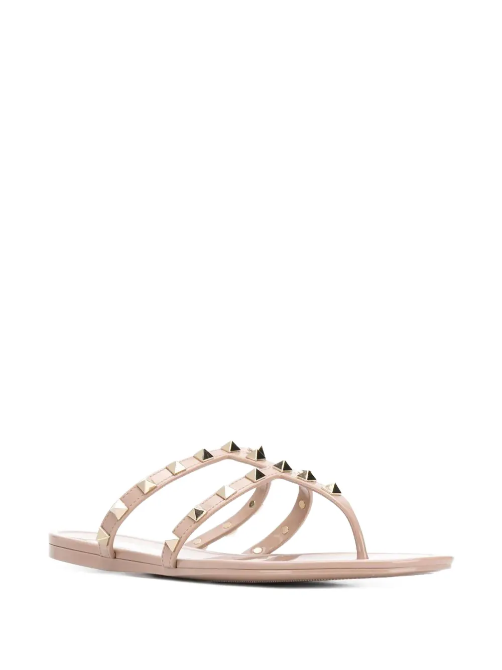 Valentino Garavani Rockstud sandalen Beige