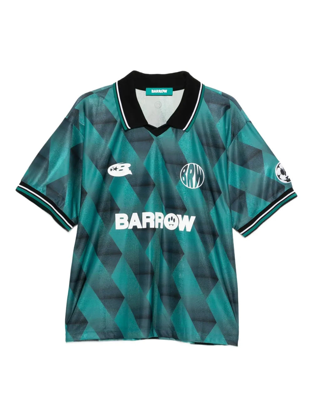 BARROW playera tipo polo estampada | verde | Image 1