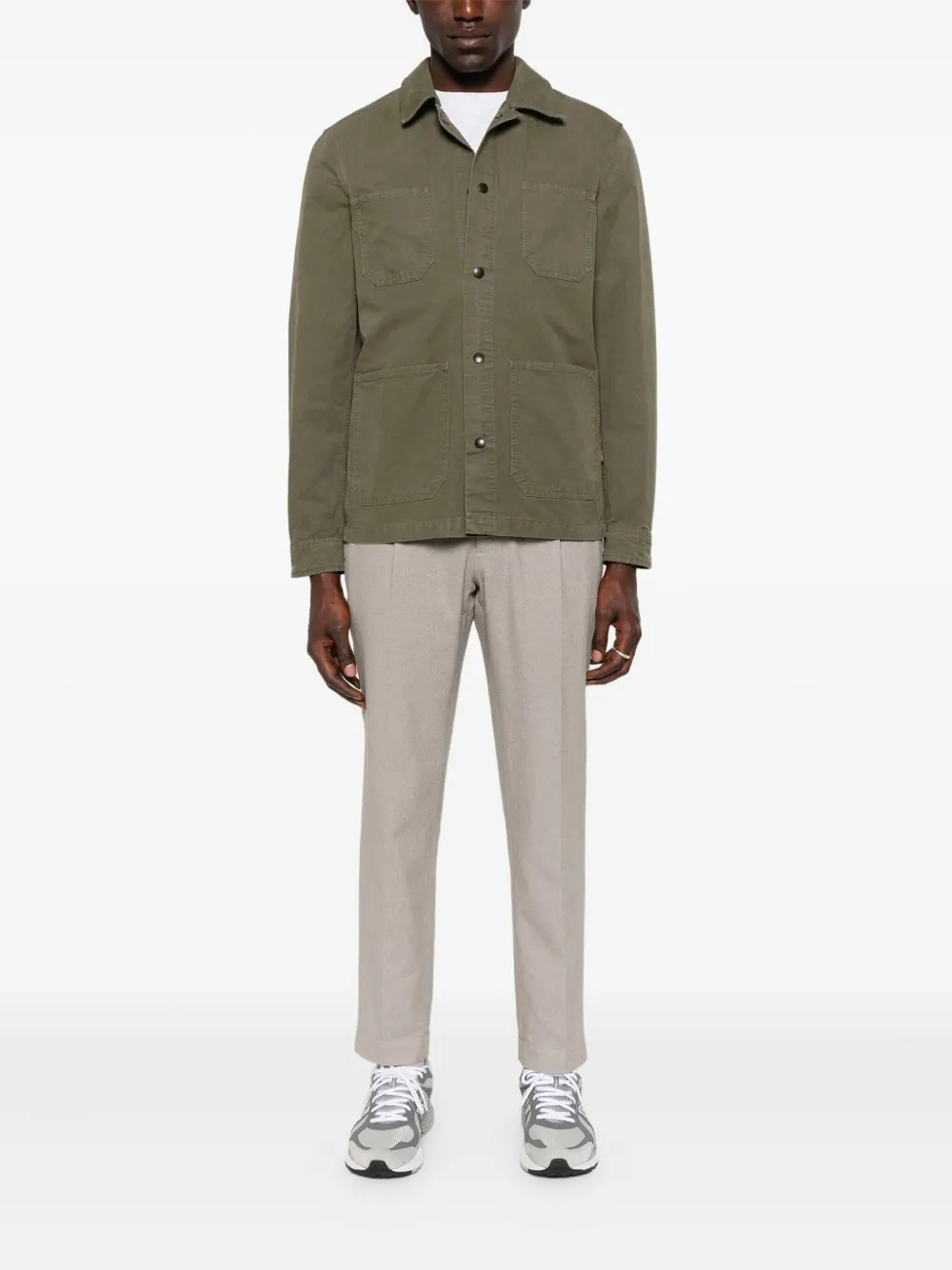 Woolrich button-closure pocket shirt jacket | Shirt Jackets | Image 2