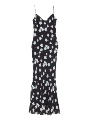 Self-Portrait cut-out Detail ribbed-knit Midi Dress | Black | FARFETCH