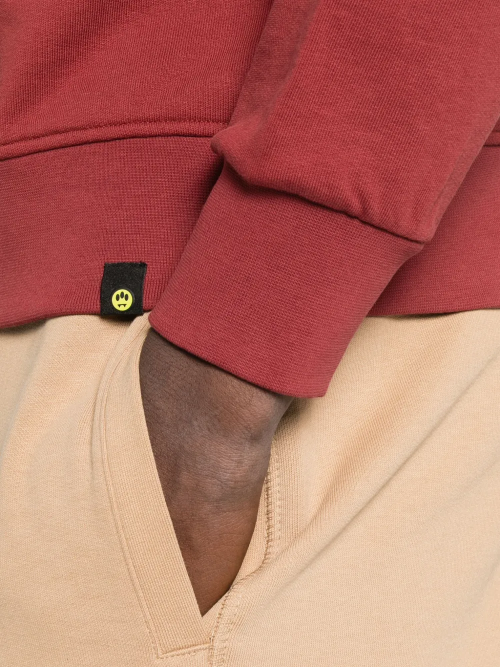 BARROW Sweater met logodetail Rood