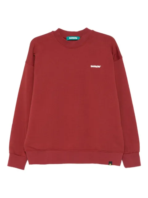 BARROW logo-detail crew-neck sweatshirt