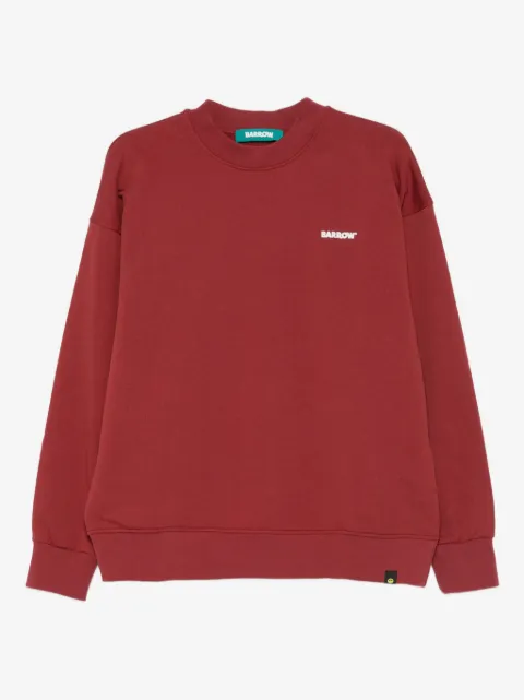 BARROW logo-detail crew-neck sweatshirt