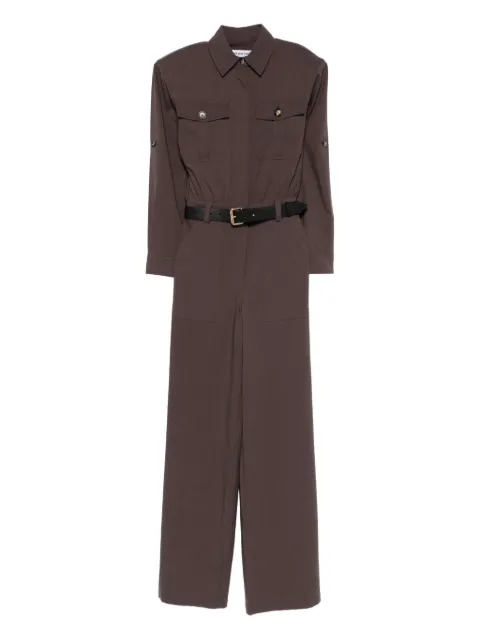 Self-Portrait jumpsuit con cinturón