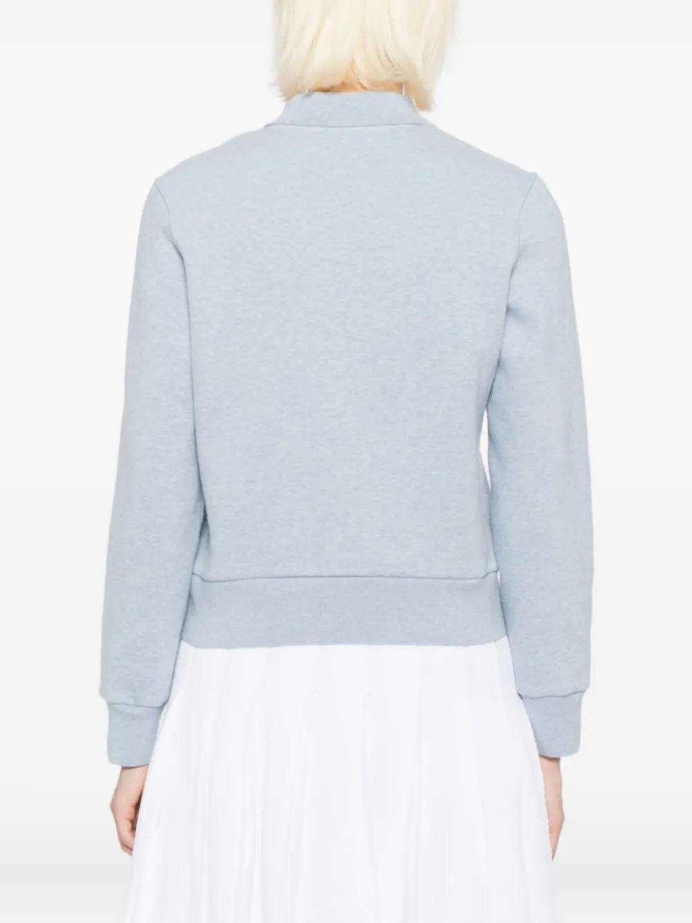 Thom Browne Katoenen poloshirt met logopatch Blauw