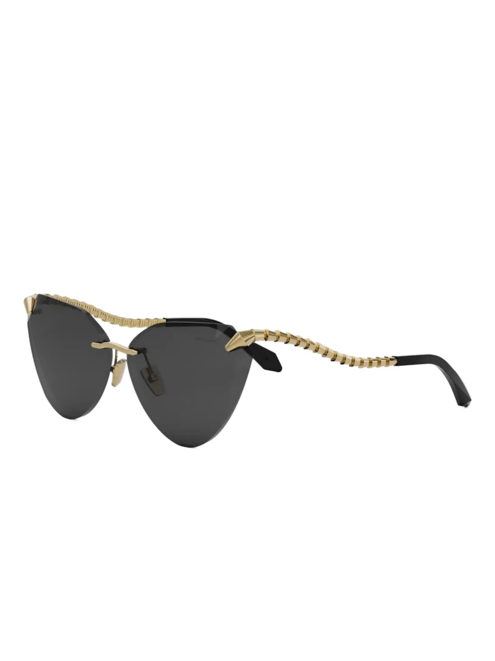 Bvlgari Serpenti cat-eye frame sunglasses - Goud