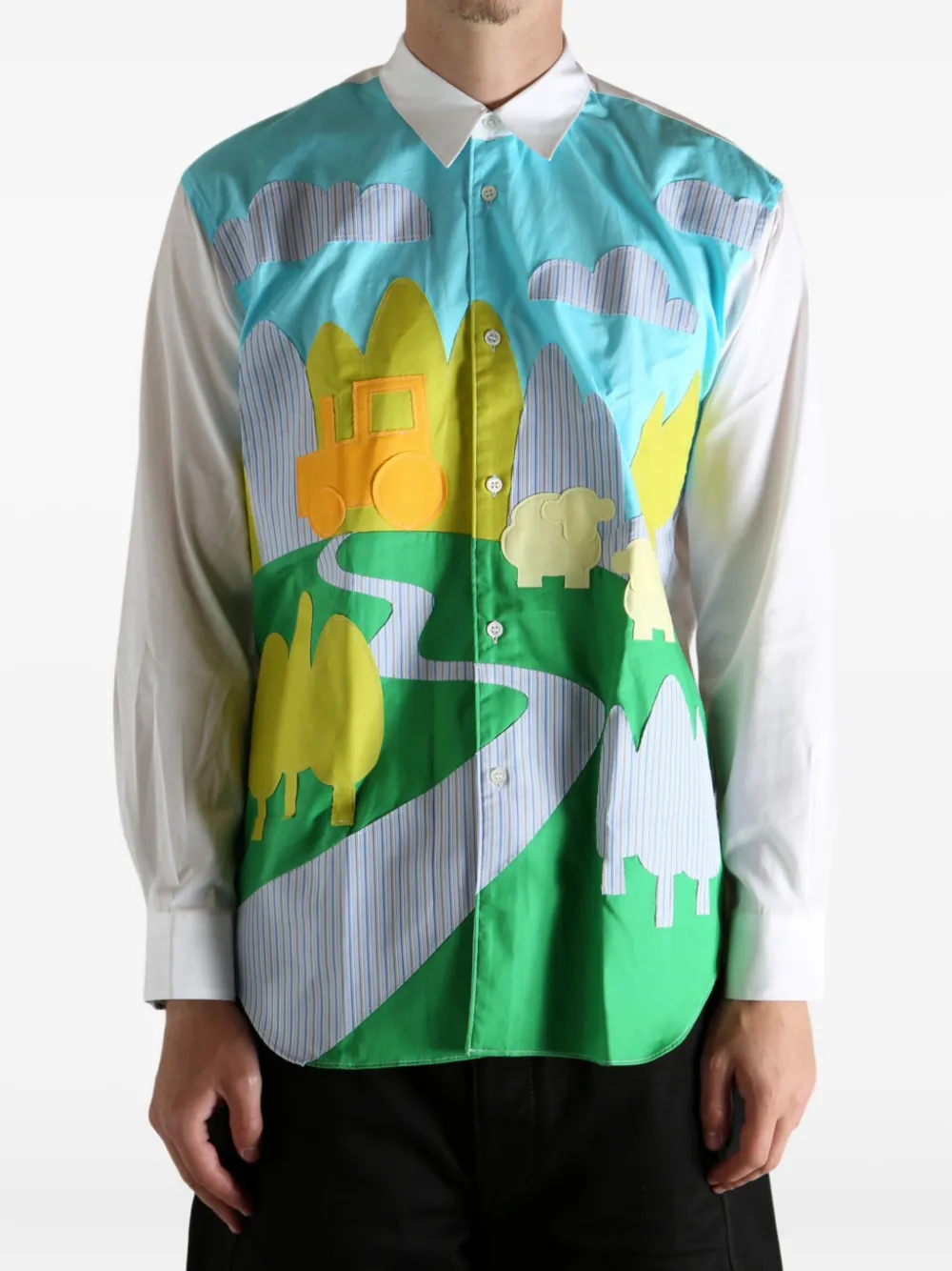 Comme Des Garçons Shirt striped shirt | Image 2