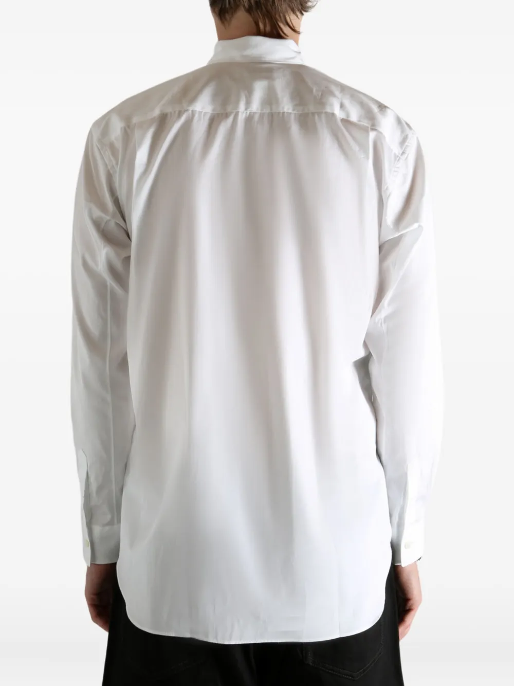 Comme Des Garçons Shirt Gestreept overhemd Wit