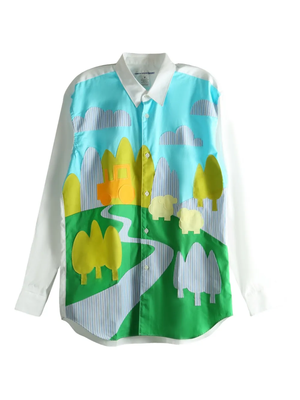 Comme Des Garçons Shirt striped shirt | White | Image 1