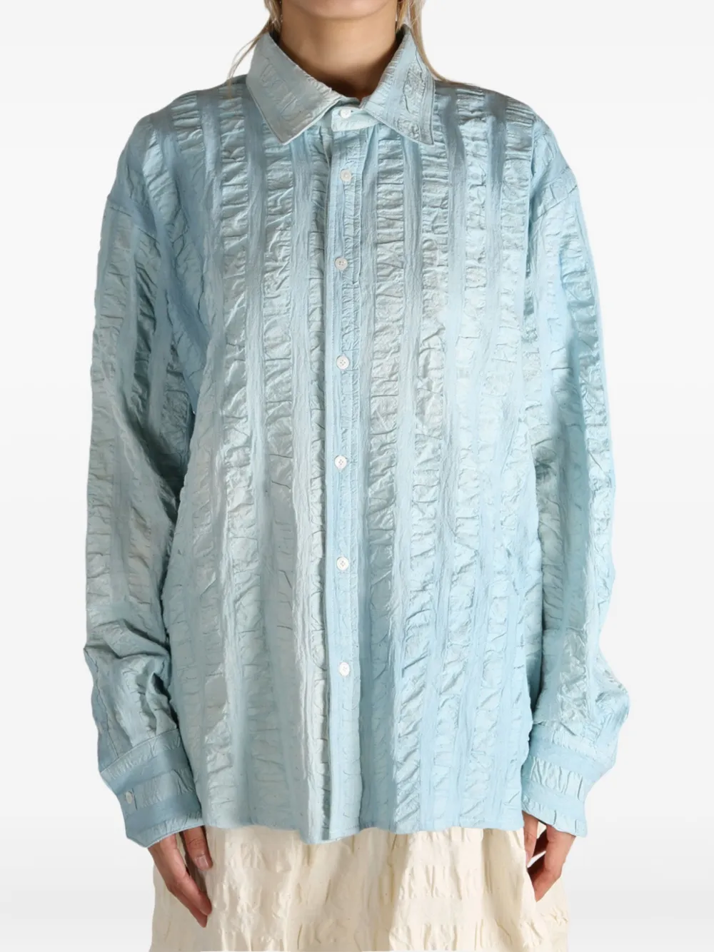 ELISE Joan crinkled cotton shirt | Women | Image 2