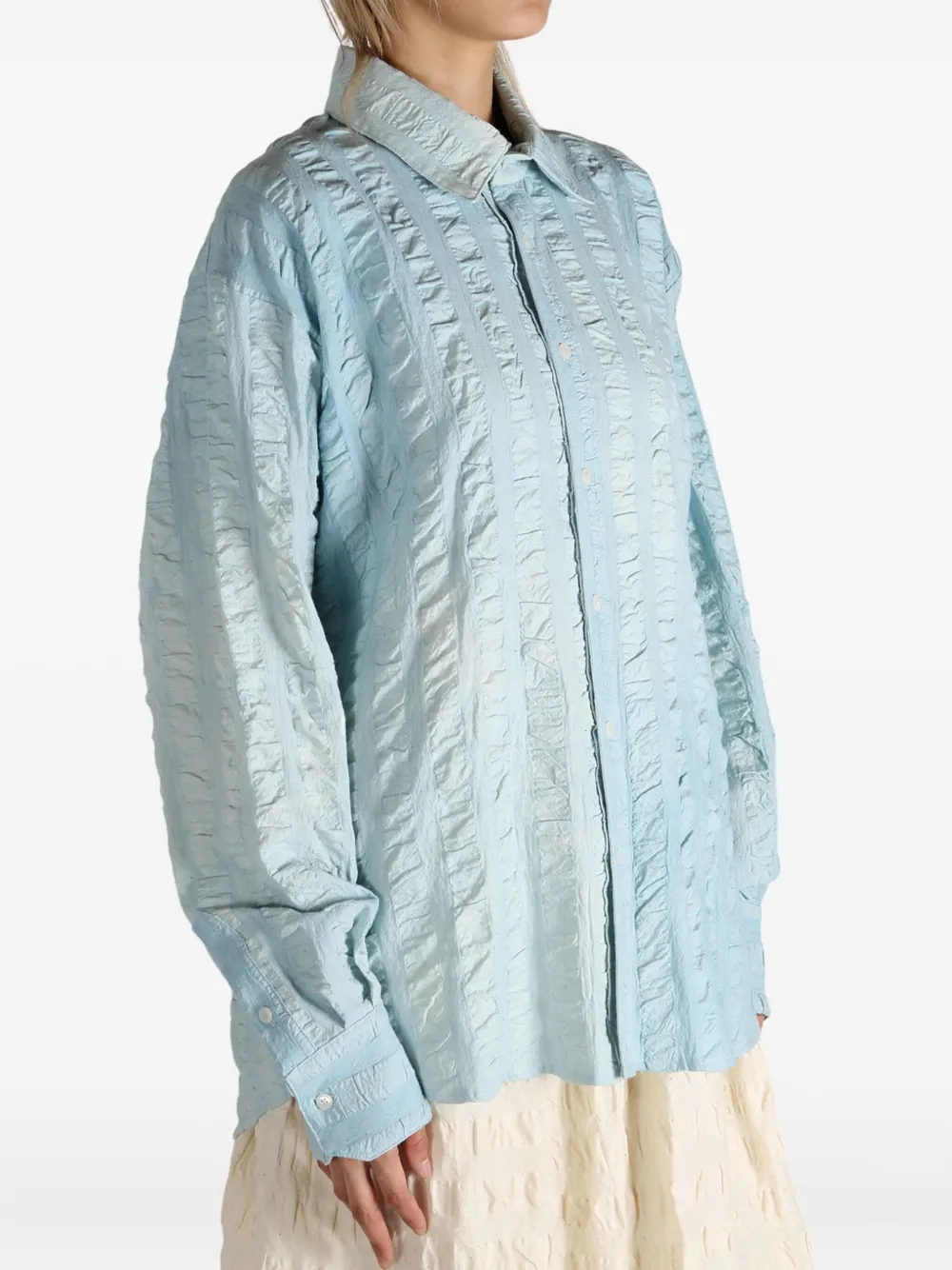 Joan Crinkled Cotton Shirt
