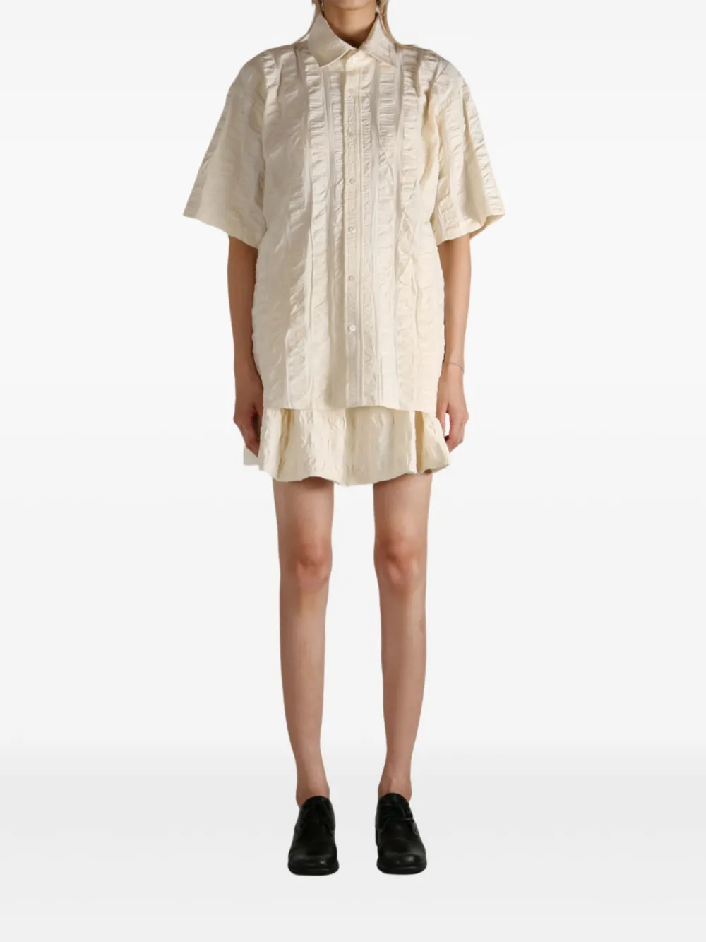 ELISE Joan crinkled cotton shirt | Women | Image 2