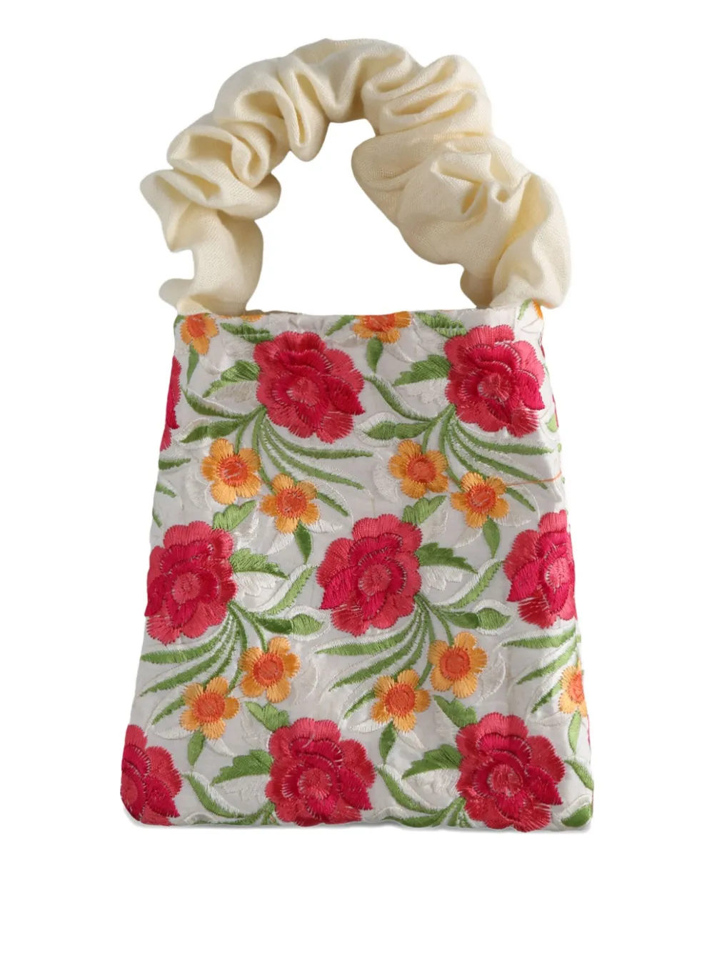 ELISE floral-embroidered tote bag | bianco | Image 1
