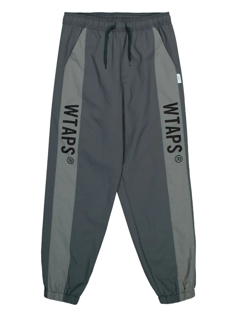 WTAPS panelled drawstring track pants | Grey | Image 1