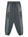 WTAPS panelled drawstring track pants - Grey