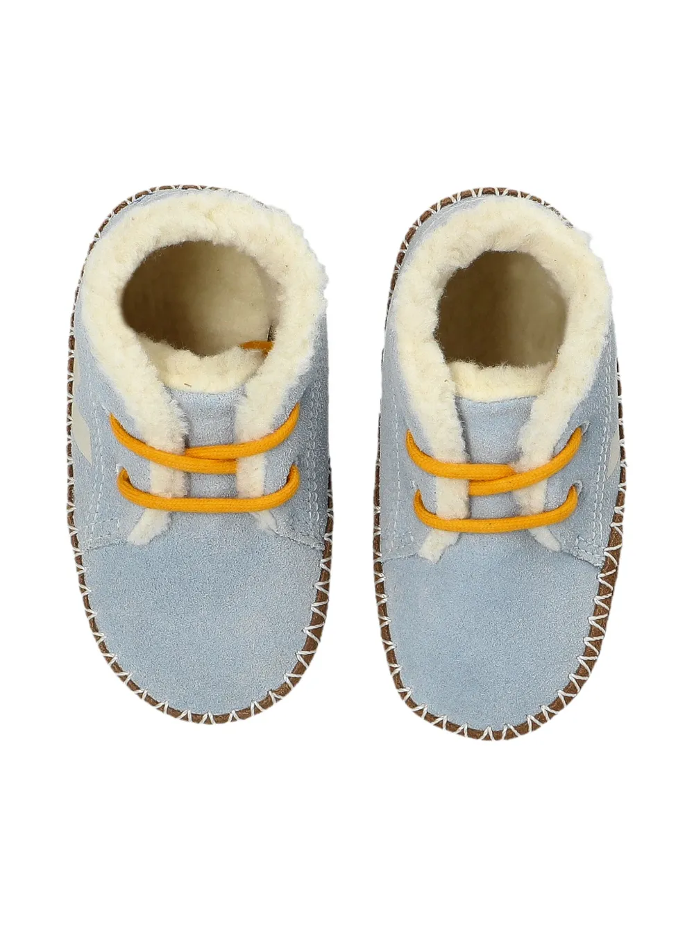 VEJA Kids suede V-logo sneakers Blue
