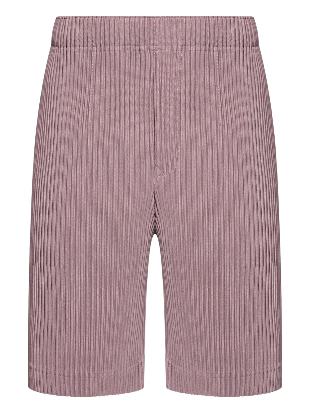 Issey Miyake Ns Seaside Purple Color Pleats Drawstring Knitted Shorts In Purple