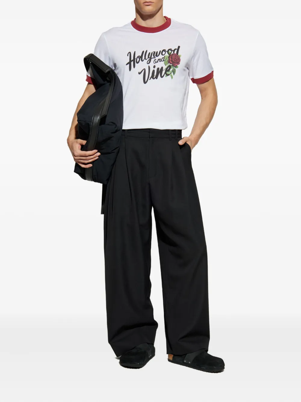 AMIRI Rose Ringer T-shirt - Wit