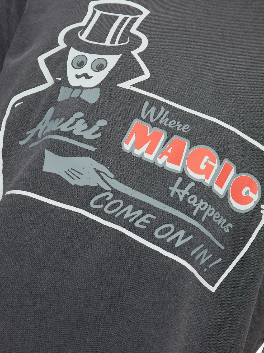 AMIRI T-shirt met print Zwart