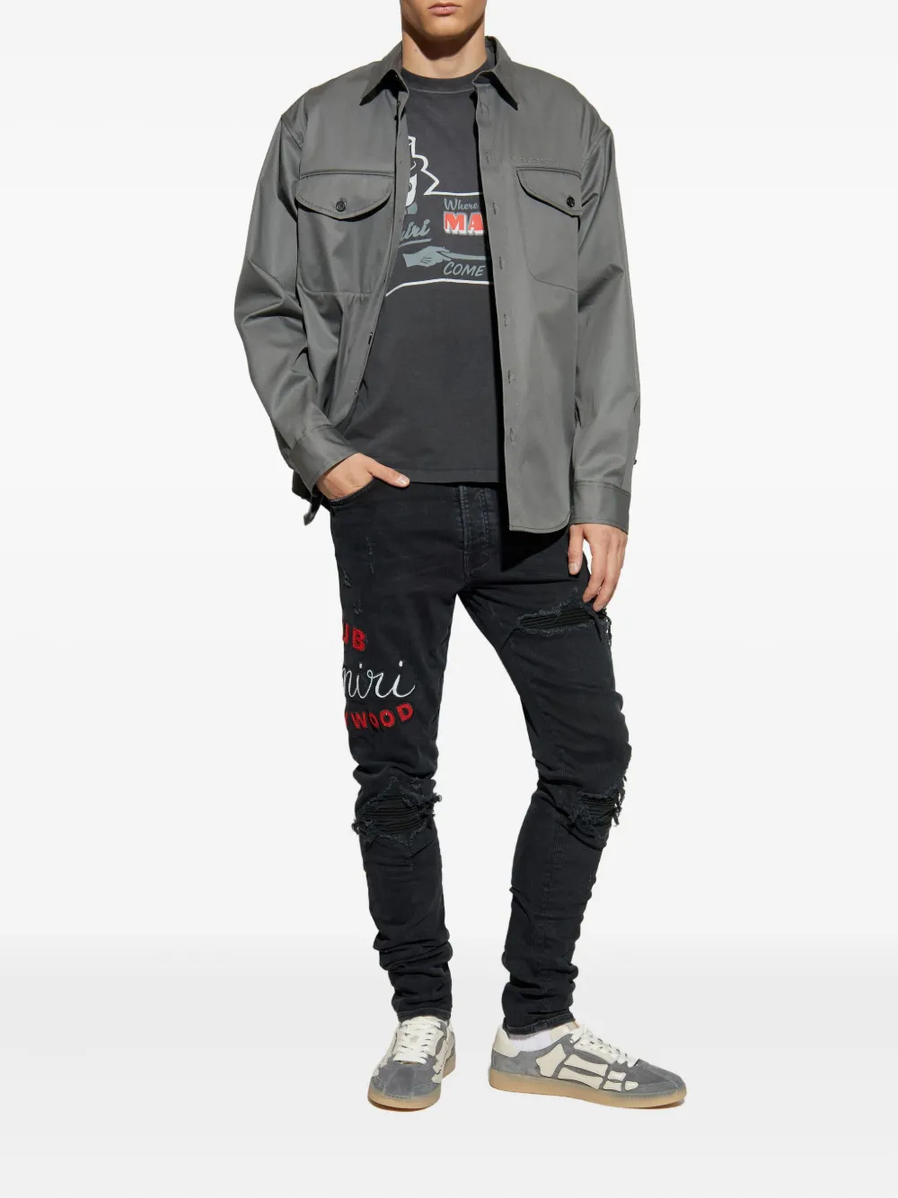 AMIRI Magic cotton T-shirt - Zwart