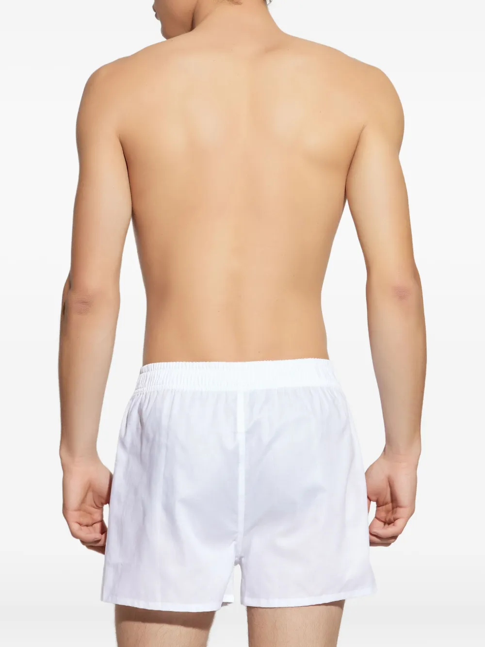 Ami Alexandre Mattiussi Logo-embroidery Boxers In White
