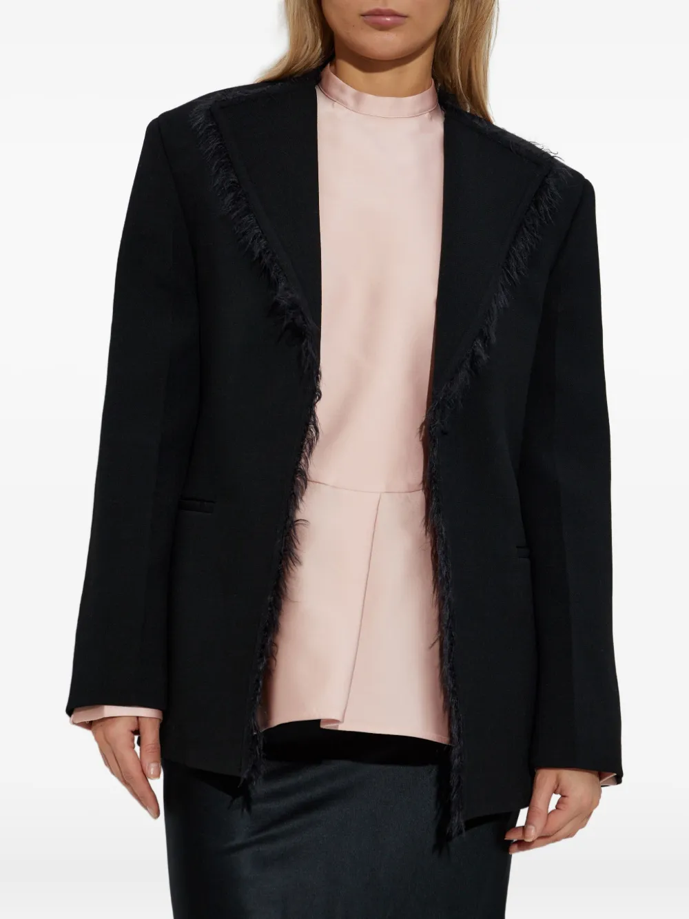 Jil Sander Jacket J03bn0196 J40152-001 In Black