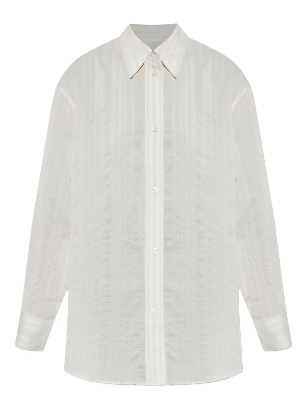 Studio Nicholson Rouen シャツ - ホワイト Studio Nicholson Rouen シャツ - ホワイト