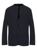 Giorgio Armani three-button patch-pocket blazer - Black