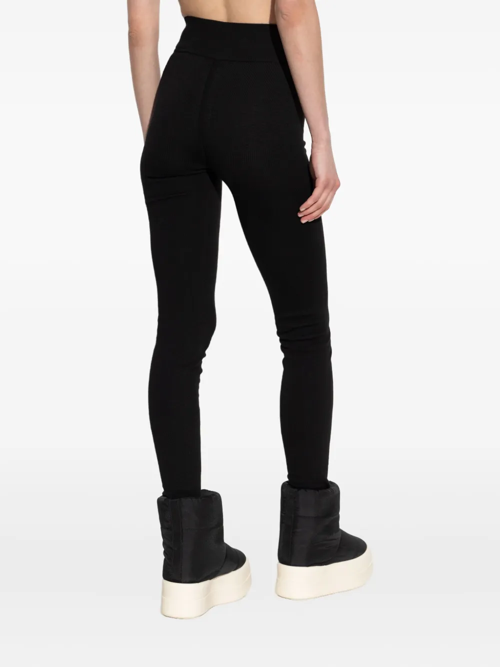Rick Owens High-waist Wool Trousers In Black