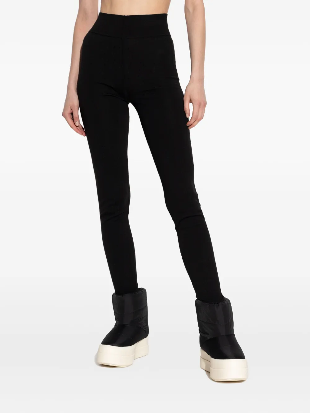 Rick Owens High-waist Wool Trousers In Black