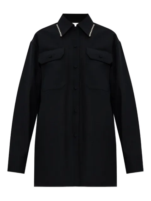 Jil Sander bead-embellishment shirt